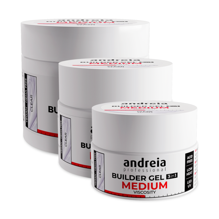 Builder Gel 3 in 1 - Clear (Medium viscosity)_4