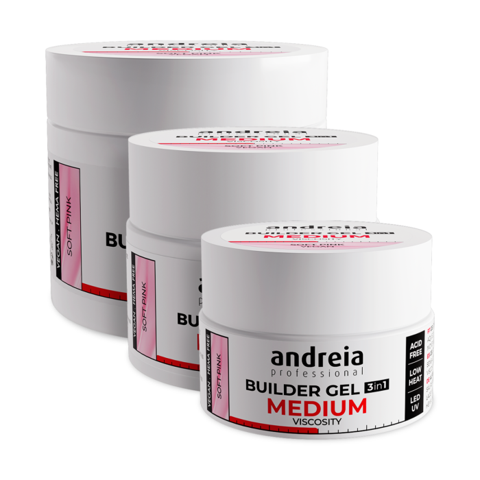 Builder Gel 3 in 1 - Soft Pink (Medium viscosity)_4