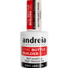 One Bottle Builder Gel 3 in 1 - Glitter Soft White (Low viscosity)