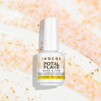 Potal Flake Inocos Branco Leitoso com Flocos Ouro